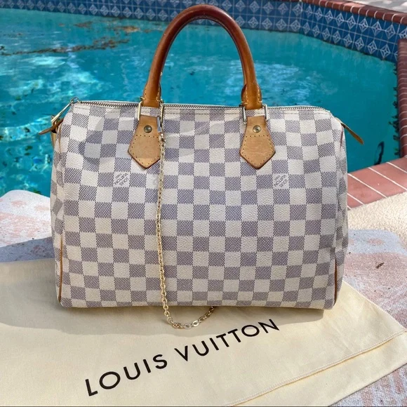 Louis Vuitton Azur Boston Bag w/dust bag - Picture 4 of 14